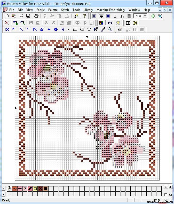 Программа для рисования схем для вышивки