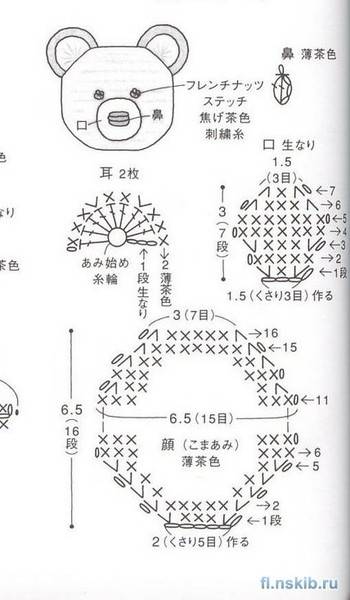 Схемы медведя крючком