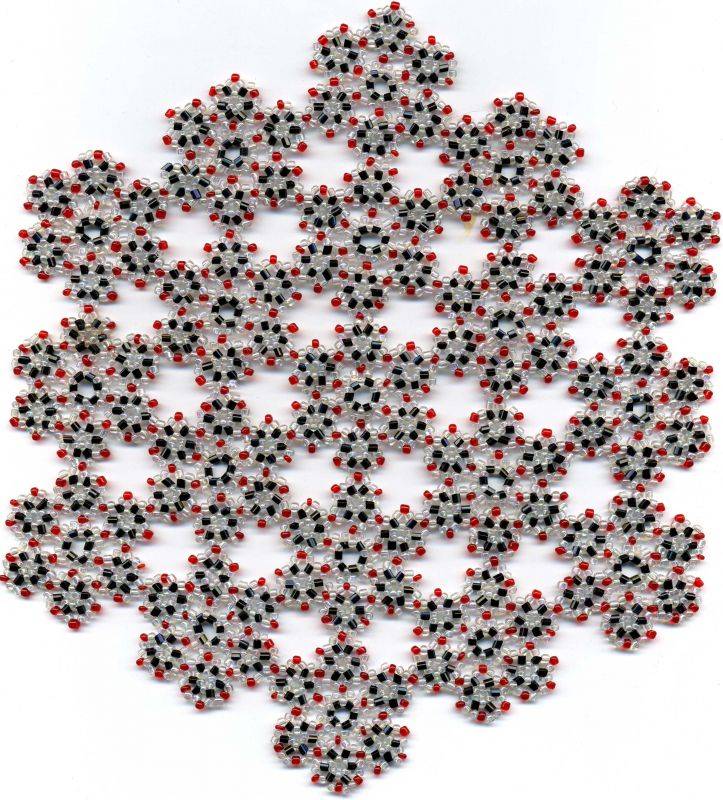 Салфетки из бисера схемы