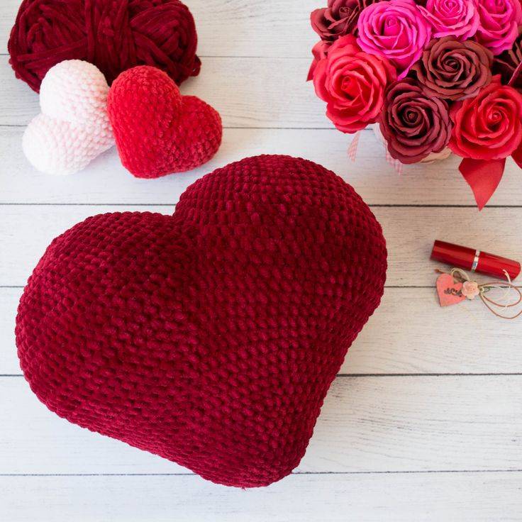Подушка сердце: день святого валентина, мастер-класс, своими руками, день всех влюбленных