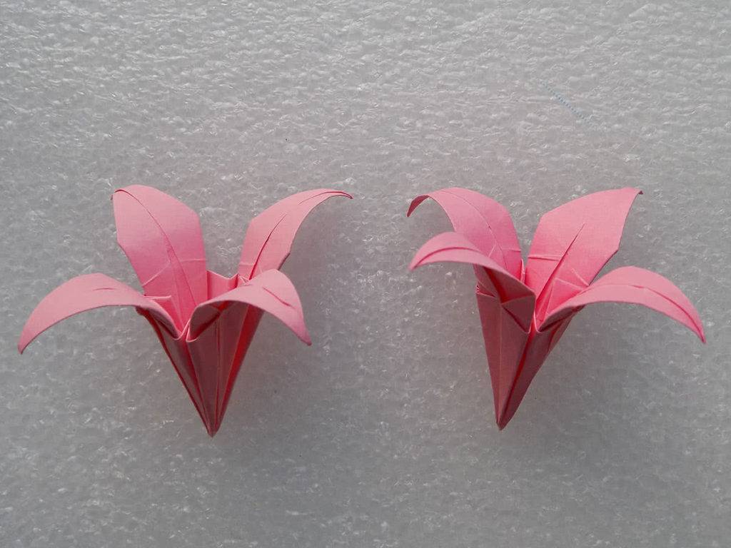 Урок оригами по созданию яркого и нежного тюльпана. тюльпан оригами из бумаги своими руками схемы поэтапно