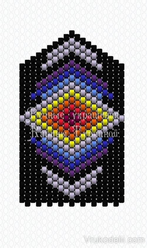 Плетение из бисера мозаикой: от азов к сложному мозаичному узору и формам