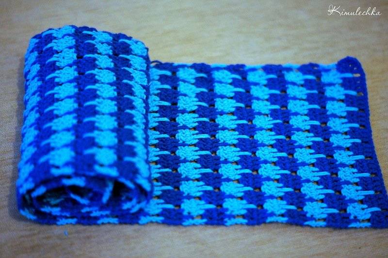 Вязание шарфа крючком: схемы с описанием для начинающих