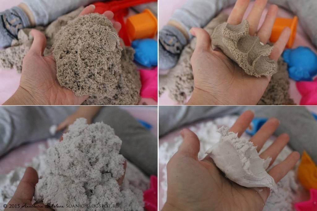 Как сделать кинетический песок