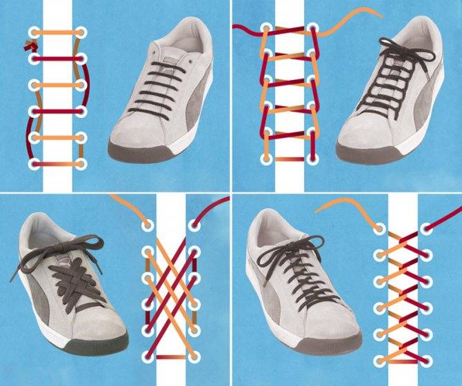 Как красиво зашнуровать кроссовки - 25 лучших способов