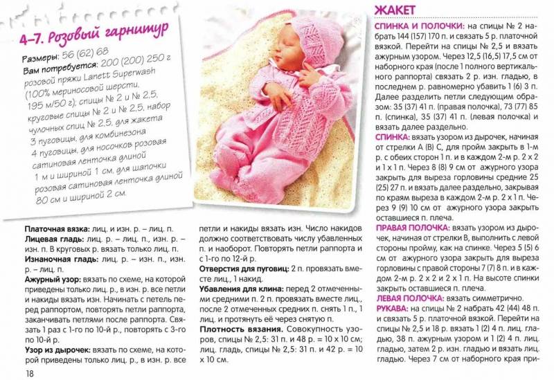 Приданое для новорожденной доченьки (много фото, описание, схемы). - вязание - страна мам