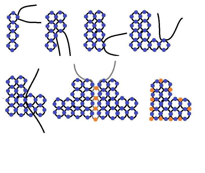 Схемы для бисероплетения в технике крестик