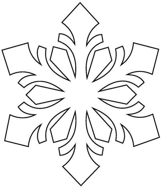 Снежинки из бумаги: шаблоны и трафареты для вырезания