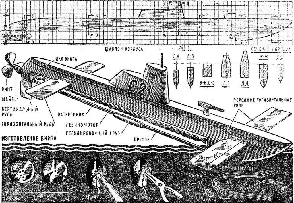 Как сделать подводную лодку из бумаги
