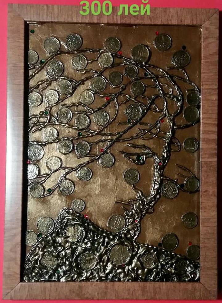 Картина из монет своими руками: денежное дерево, приносящее богатство