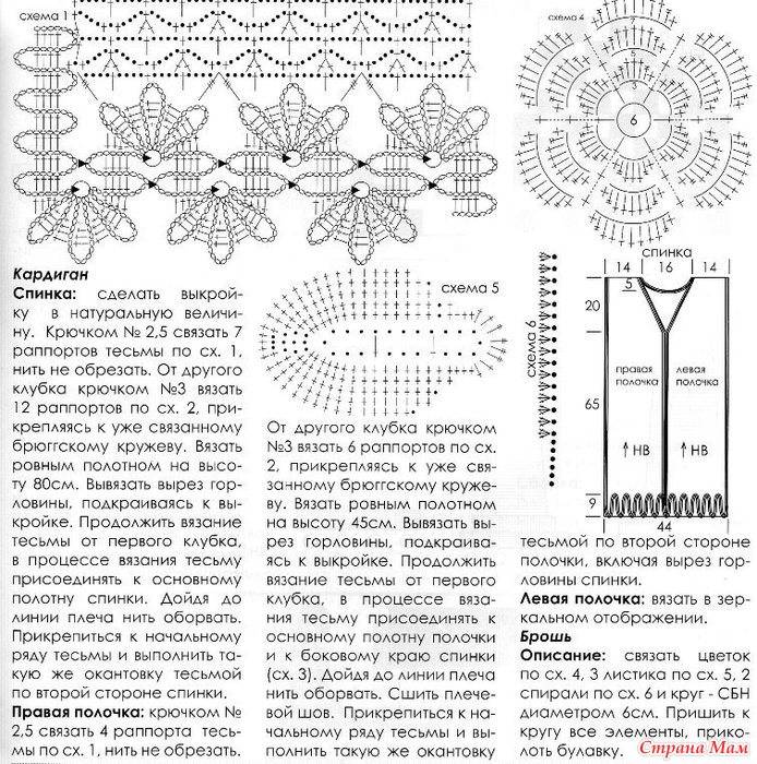 Жилет ажурный крючком для женщин схемы