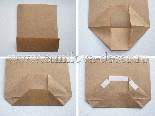 Бумажный пакет из листа а4 своими руками. как сделать пакет бумажный своими руками?