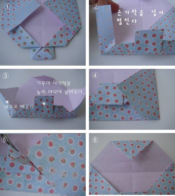 Конвертики оригами из бумаги без клея: схемы сборки