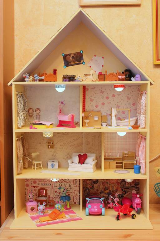 Мебель для кукольного домика своими руками, мастер-классы с фото