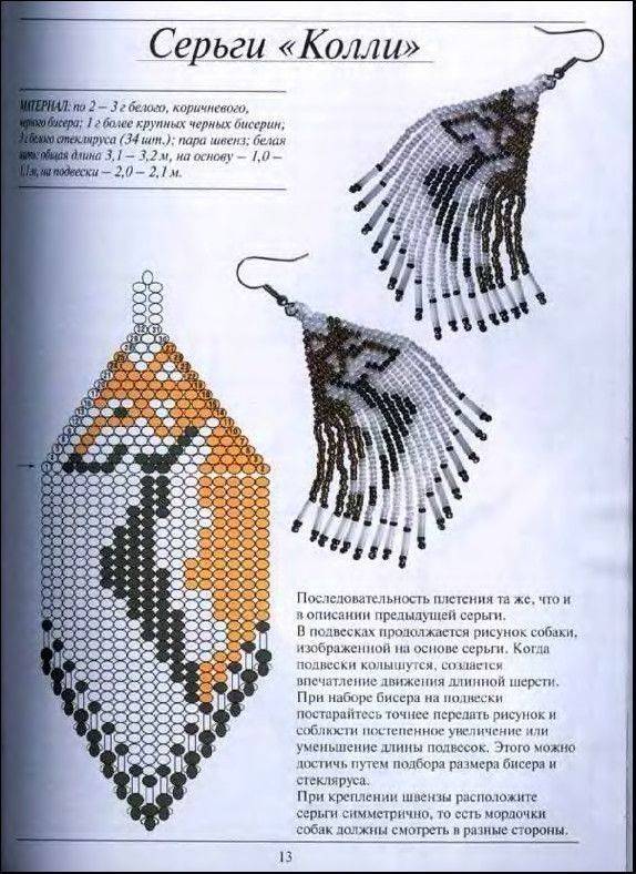 Бисероплетение: кирпичное плетение фигурок со схемами и мастер-классом