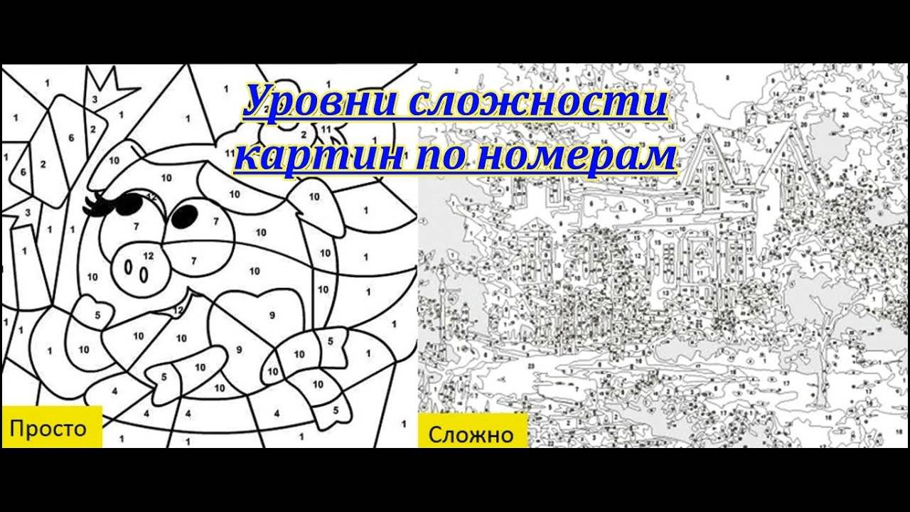 Картины по номерам 5 уровень сложности