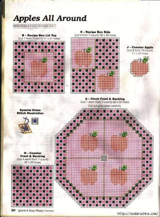 Схемы для вышивания на пластиковой канве
