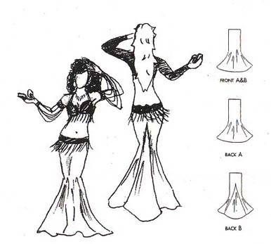 Детский карнавальный костюм «восточная красавица» для девочек своими руками: инструкция
