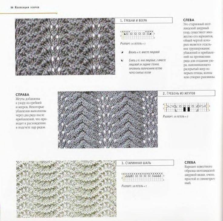Узор "павлиний хвост" спицами: описание и схемы вязания ажурного и плотного способа, схема вязания шали