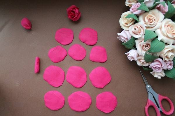 Лепка из полимерной глины: восхитительное сердце из роз (1/2) - сам себе мастер - медиаплатформа миртесен