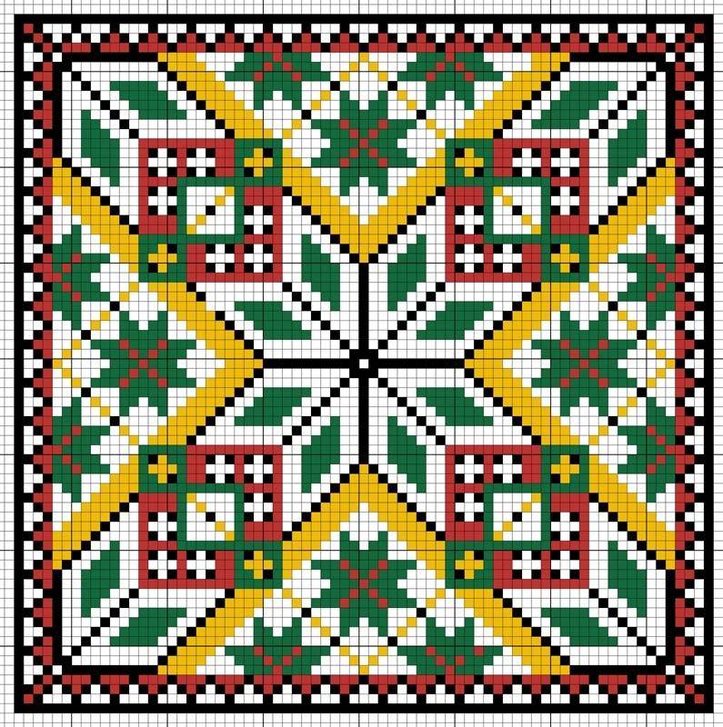 Болгарская вышивка крестом ⋆ страна рукоделия - вязание и вышивка своими руками