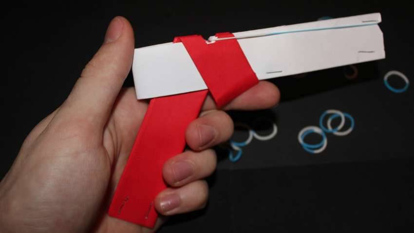 Оригами оружие — подробный мастер-класс и пошаговое описание как собрать игрушечный автомат (145 фото и видео)