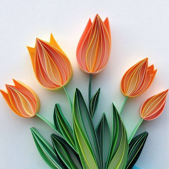 8 идей как сделать тюльпаны из бумаги своими руками