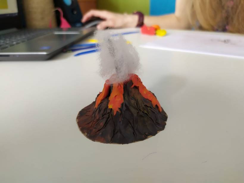 Макет вулкана | страна мастеров