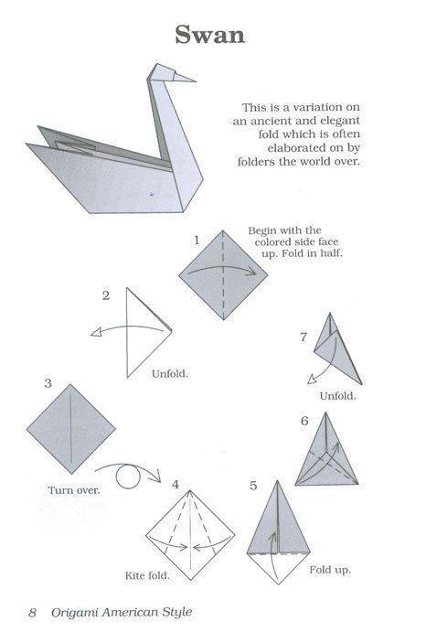 Как сделать лебедя оригами из модулей –   пошаговая инструкция с фото и видео