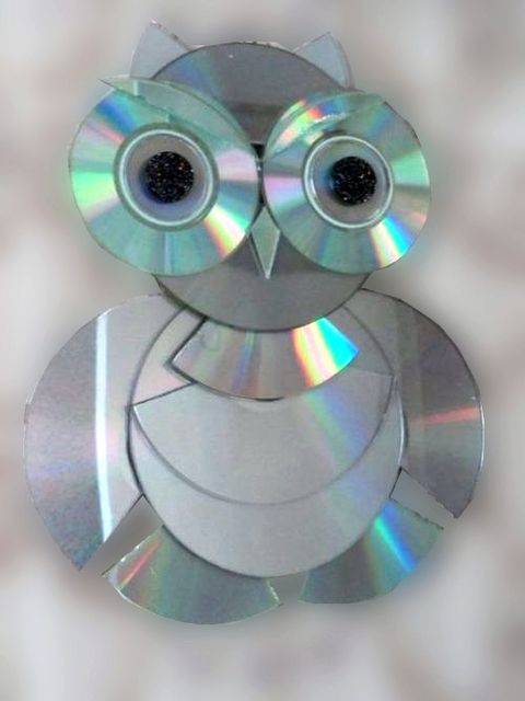 Диски. поделки из cd дисков