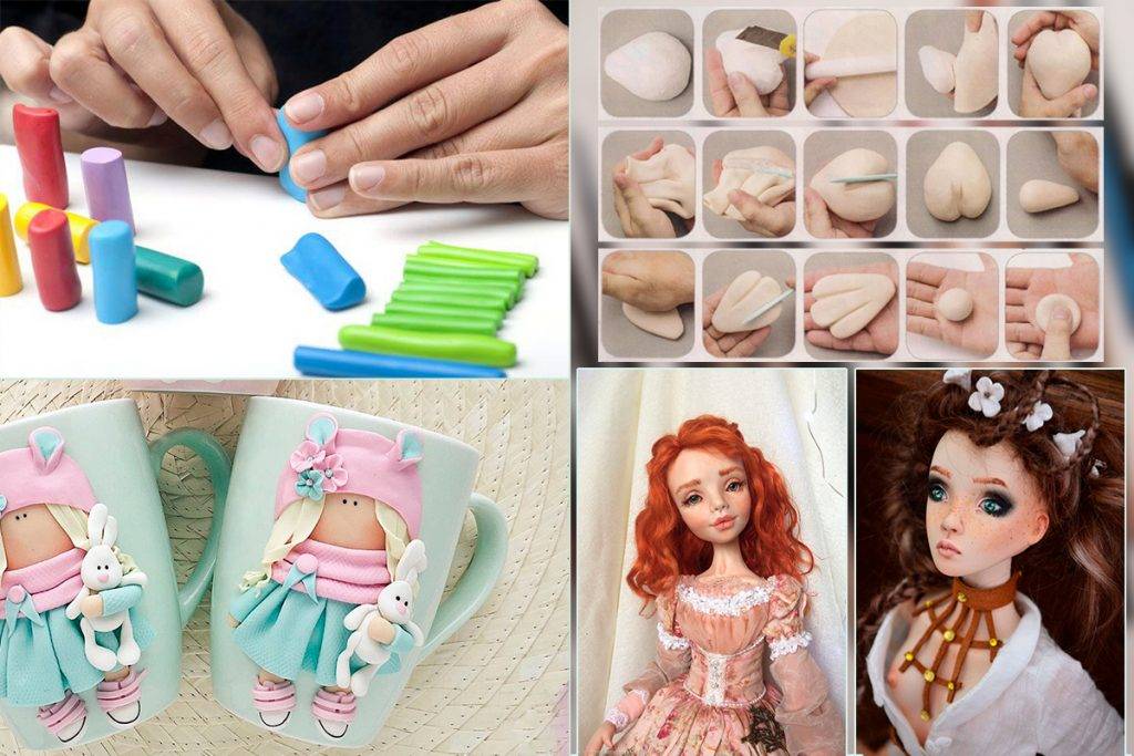 Куклы из полимерной глины - интересные идеи создания чудесных игрушек