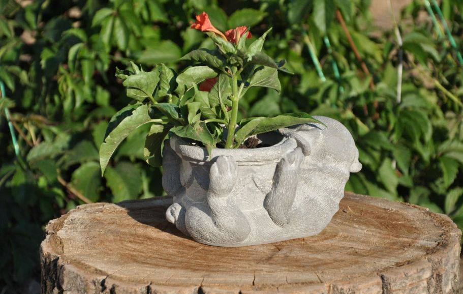 Как сделать вазы из бетона (цемента) и тряпки для дачи своими руками — пошаговая инструкция