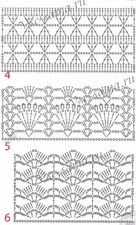 Схемы вязания крючком: топ-150 ажурных узоров и схем с описанием. фото инструкция для начинающих