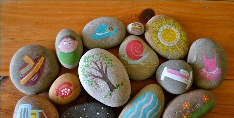 Роспись камней гуашью для детей от 5 лет поэтапно с фото