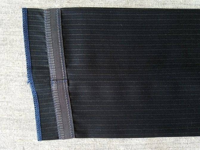 Как подшить брюки с помощью ленты: пошаговая инструкция, как пользоваться, фото