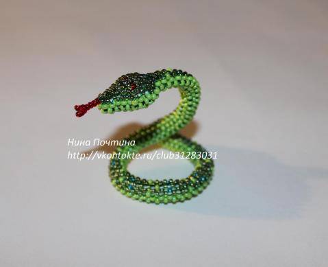 Несколько способов создания змеи из бисера: браслет или игрушка - пошаговые инструкции со схемами