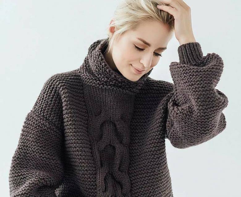 Связать свитер спицами для женщины - новые модели с описанием 2018 - фото со схемами для начинающих - пуловер спицами для женщин