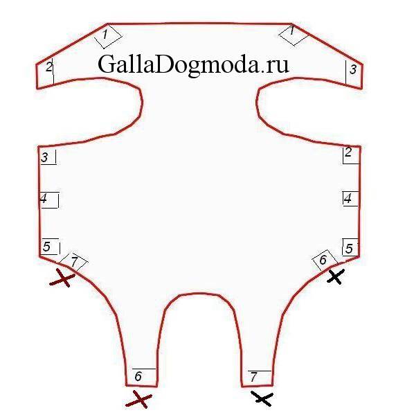 Одежда для собак выкройки схемы с размерами