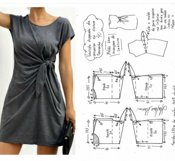 Выкройка платья: подробные инструкции и классные идеи