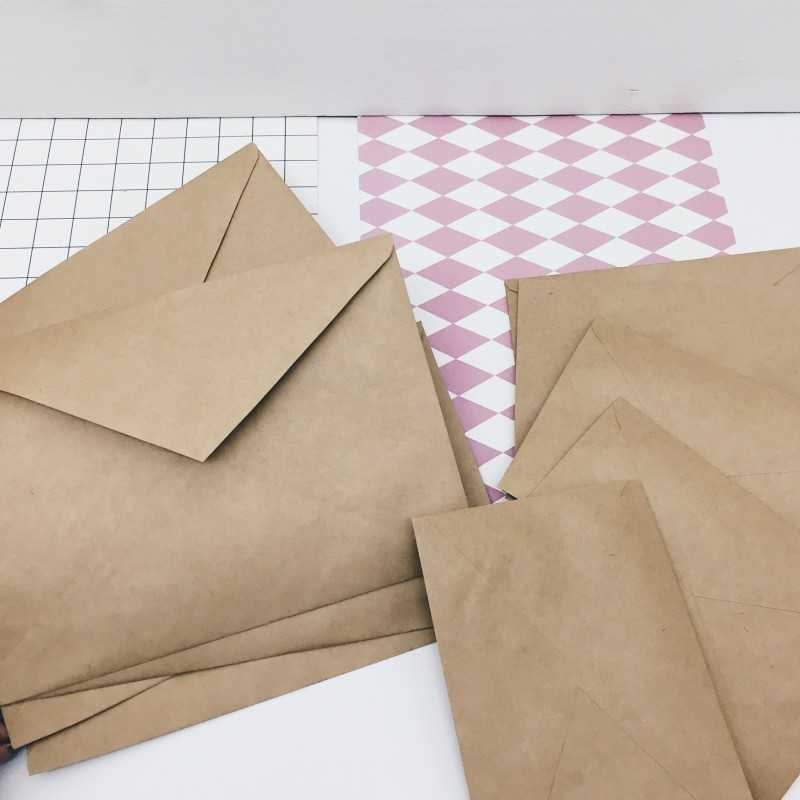 Конверт своими руками  как делать красивые письма без клея, оригами, фото