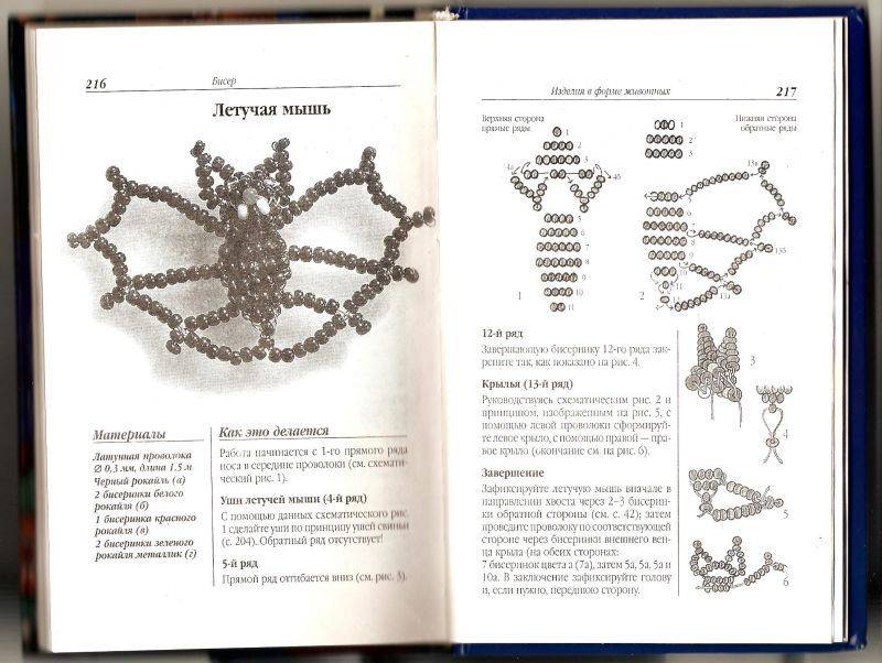 Из бисера книга схема