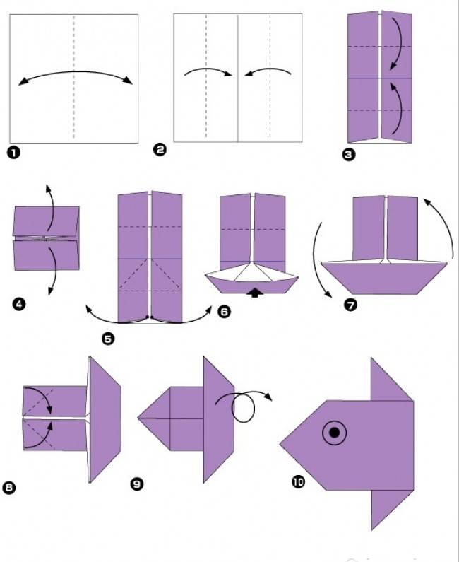 Оригами поделки схемы