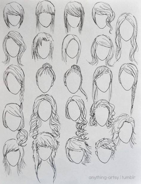 Как нарисовать волосы поэтапно карандашом - подробный мастер-класс рисования красивых волос
