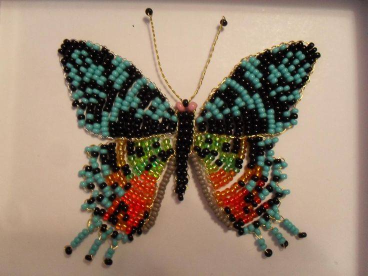 Как сделать бабочку из бисера: мозаичное плетение и пошаговая инструкция - сайт о рукоделии