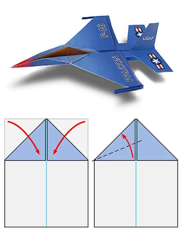 Как сделать быстрый бумажный самолетик: 15 шагов