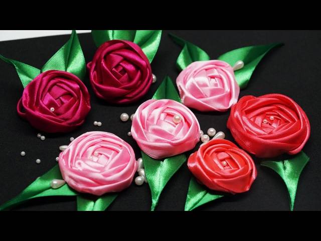 10 способов сделать розу из ленты - сделай сам - медиаплатформа миртесен