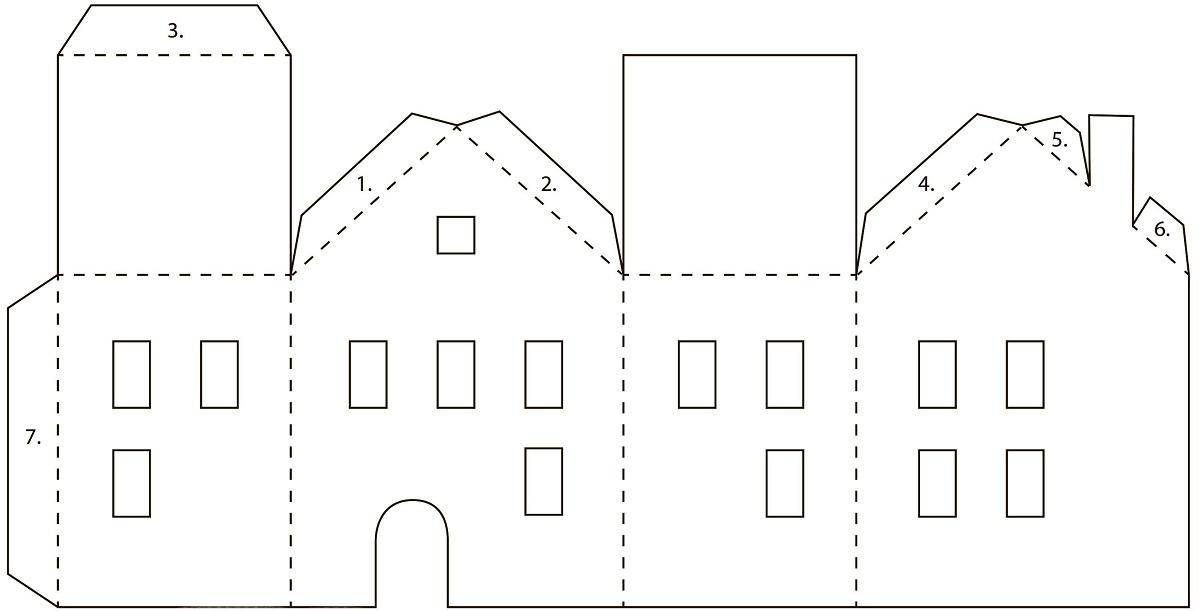 Как сделать красивый домик из картона - оригинальные и интересные схемы для детей