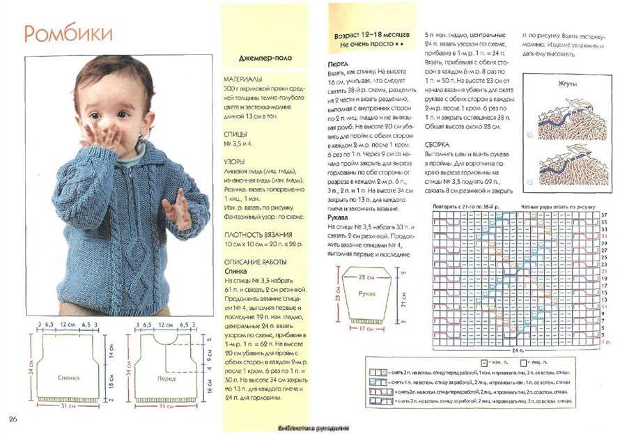Кофточка для девочки крючком: схема вязания теплой детской одежды