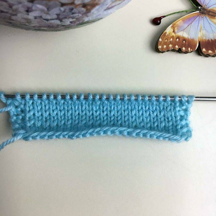 Как сделать кромку шарфа двусторонней, плотной и красивой - вязание спицами - страна мам