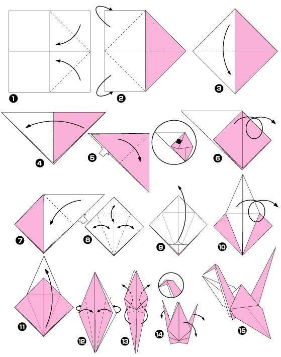 Оригами журавлик: мастер-класс изготовления и описание традиционных техник создания фигуры (80 фото)